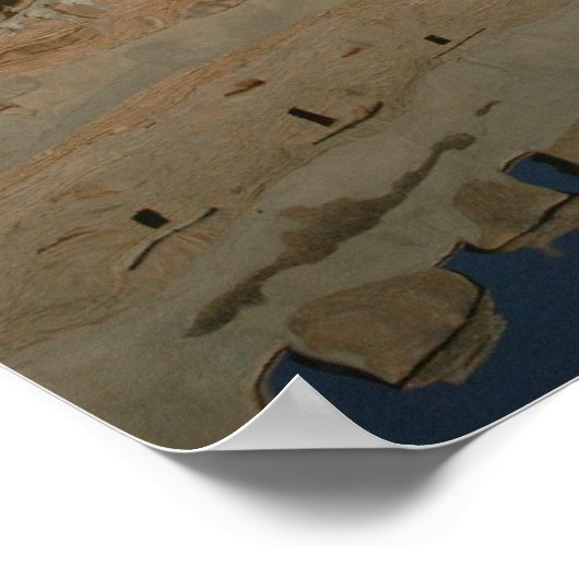 Moorische Reflektionen Poster (Ecke)