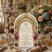 Moorish Arch Bismillah Calligraphy Nikkah Einladung