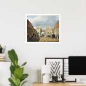 Moorish Arch, Looking from the Tunnel, plate 10 fr Poster (Heimbüro)