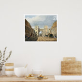 Moorish Arch, Looking from the Tunnel, plate 10 fr Poster (Küche)