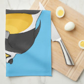 Moorish idol fish cartoon illustration  geschirrtuch (Viertel Falte)