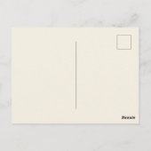Moorish Marrakesh Blue Cream Postkarte (Rückseite)