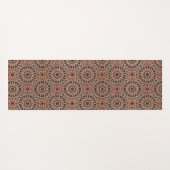 Moorish Tilework Yoga Mat Yogamatte (Rückseite (Horizontal))