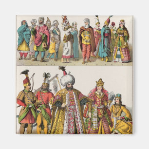 Moorish-und das Türkische-Kleid Magnet