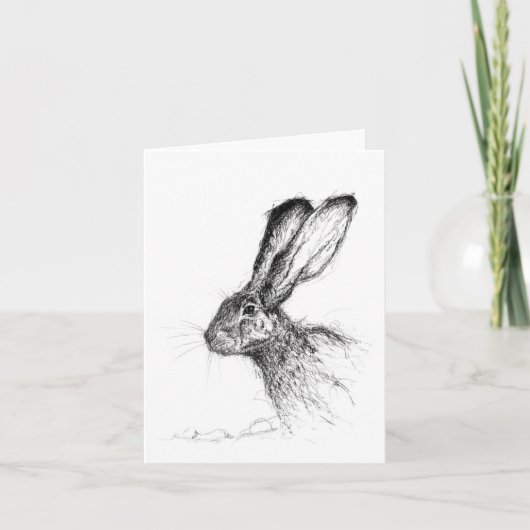 Moorlandschaft Dankeskarte (Vorderseite)