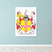Moorman Familienwappen Leinwanddruck (Insitu (Holzboden))
