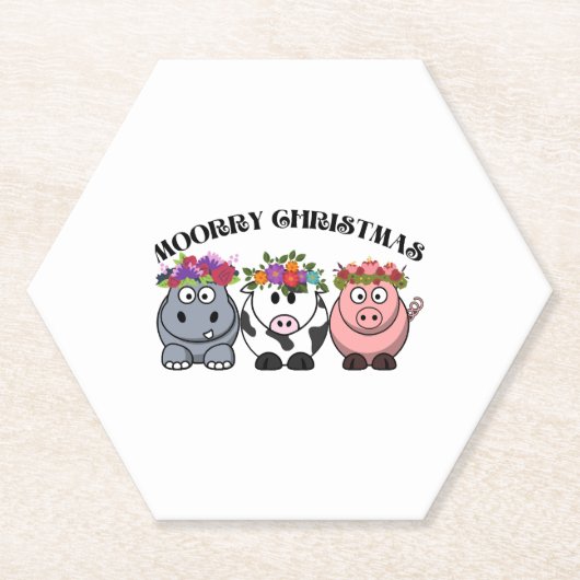 MOORRY CHRISTMAS UNTERSETZER (Vorderseite)