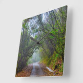 Moorwald Quadratische Wanduhr (Winkel)