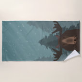 Moos Beach Handtuch (Vorderseite)