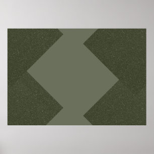 Moos Green Abstrakt Poster Print