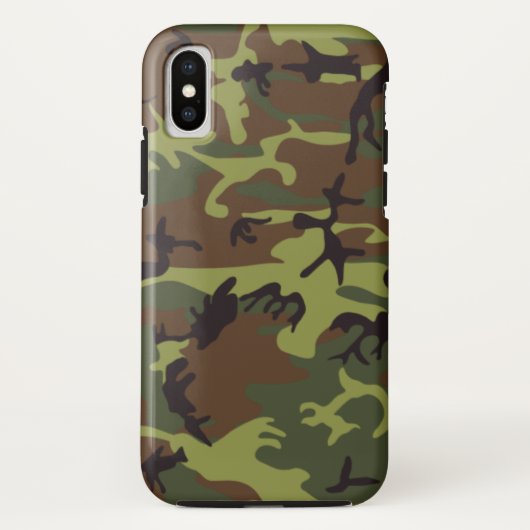 Moos Green Camouflage Case-Mate iPhone Hülle (Rückseite)