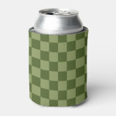 Moos Green Checkerboard Dosenkühler (Kanne Vorderseite)
