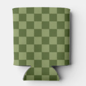 Moos Green Checkerboard Dosenkühler (Rückseite)