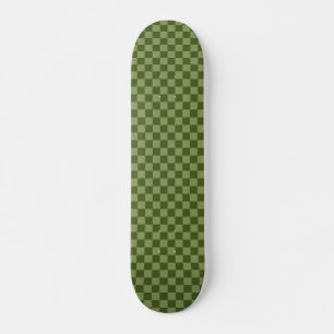 Moos Green Checkerboard Skateboard