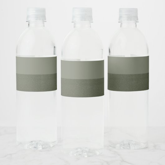 Moos Green Duo Wasserflasche Wasserflaschenetikett (Flaschen)