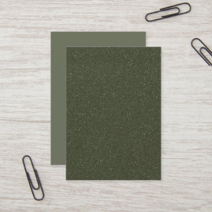 Moos Green Textured Business Card Visitenkarte
