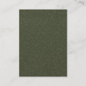 Moos Green Textured Business Card Visitenkarte (Vorderseite)