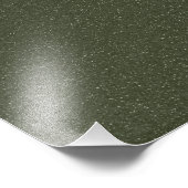 Moos Green Textured Custom Design Fotodruck (Ecke)