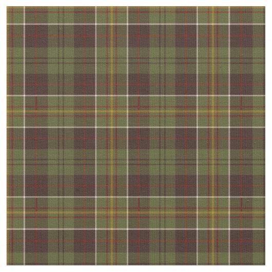 Moos-Grün und Brown-rustikales kariertes Stoff (Nahaufnahme)