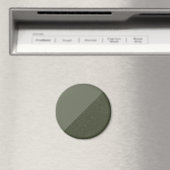 Moos Grün Zweifarbig Custom Magnet (In Situ (Geschirrspüler))