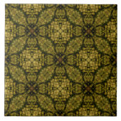 Moos-Grünlandmuster Fliese (Vorderseite)