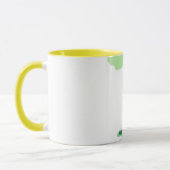 Moos Liebe-Gelb 11-Unze-kombinierte Tasse (Links)
