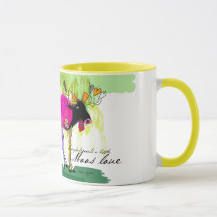 Moos Liebe-Gelb 11-Unze-kombinierte Tasse