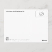 Moos mit Postkarte (Rückseite)