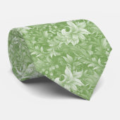 Moos Ornate Botanical Krawatte (Gerollt)