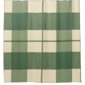 Moos Plaid Duschvorhang (Vorderseite)