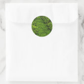 Moos Runder Aufkleber (Tasche)