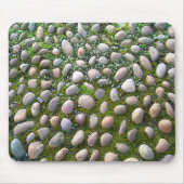 Moos, Steine und Blume, fotografisches Mousemat Mousepad (Vorne)