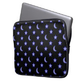 Moos und Sternmuster Laptopschutzhülle (Vorderseite Links)