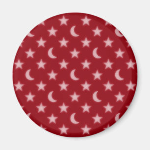 Moos und Sternmuster Magnet