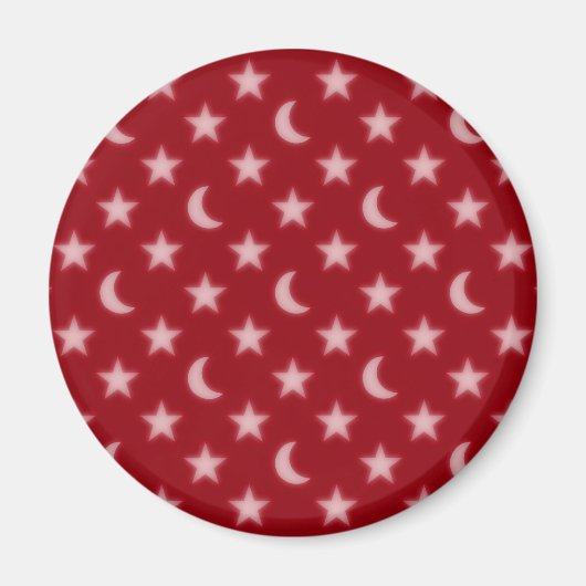 Moos und Sternmuster Magnet (Vorne)
