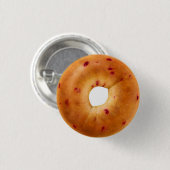Moosbeerbagel Pinback Knopf Button (Vorne & Hinten)