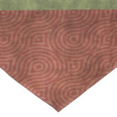 Moosbeergrüne Tabelle acht Tischdecke (Schrägansicht)