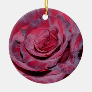 MoosbeerRose Keramikornament