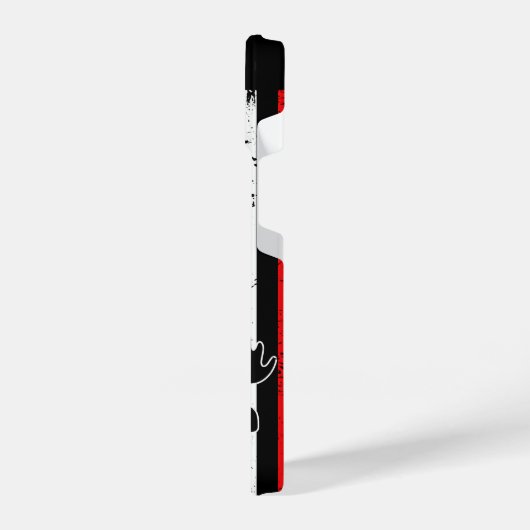 Moose American Flag iPhone Hülle (Linke Seite)