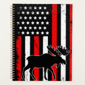Moose American Flag Planer (Vorderseite)