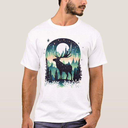 Moose Animal Beauty Nature Naturerlebnis T-Shirt (Vorderseite)