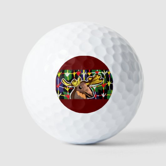 Moose Art Golfball (Vorderseite)