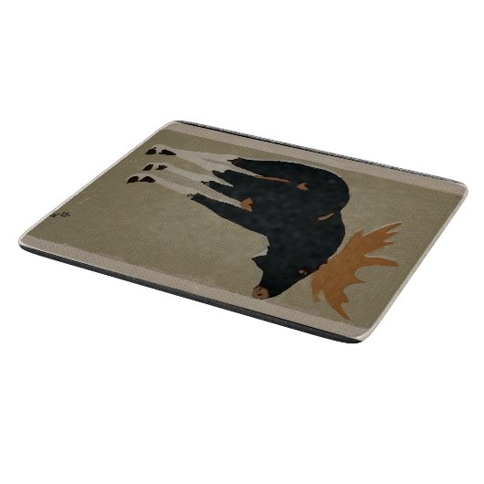 Moose Art Schneidebrett (Ecke)