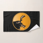 Moose at Sunset - Original Wildlife Art Badhandtuch Set (Handtuch)