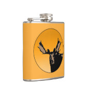 Moose at Sunset - Original Wildlife Art Flachmann (Rechts)