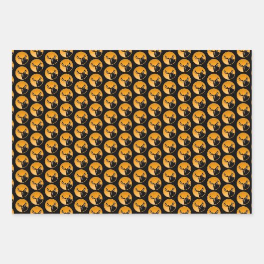 Moose at Sunset - Original Wildlife Art Geschenkpapier Set (Vorderseite 3)