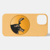 Moose at Sunset - Original Wildlife Art iPhone Hülle (Rückseite (Horizontal))