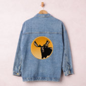 Moose at Sunset - Original Wildlife Art Jeansjacke (Hangar)