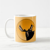 Moose at Sunset - Original Wildlife Art Kaffeetasse (Links)