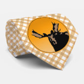Moose at Sunset - Original Wildlife Art Krawatte (Gerollt)